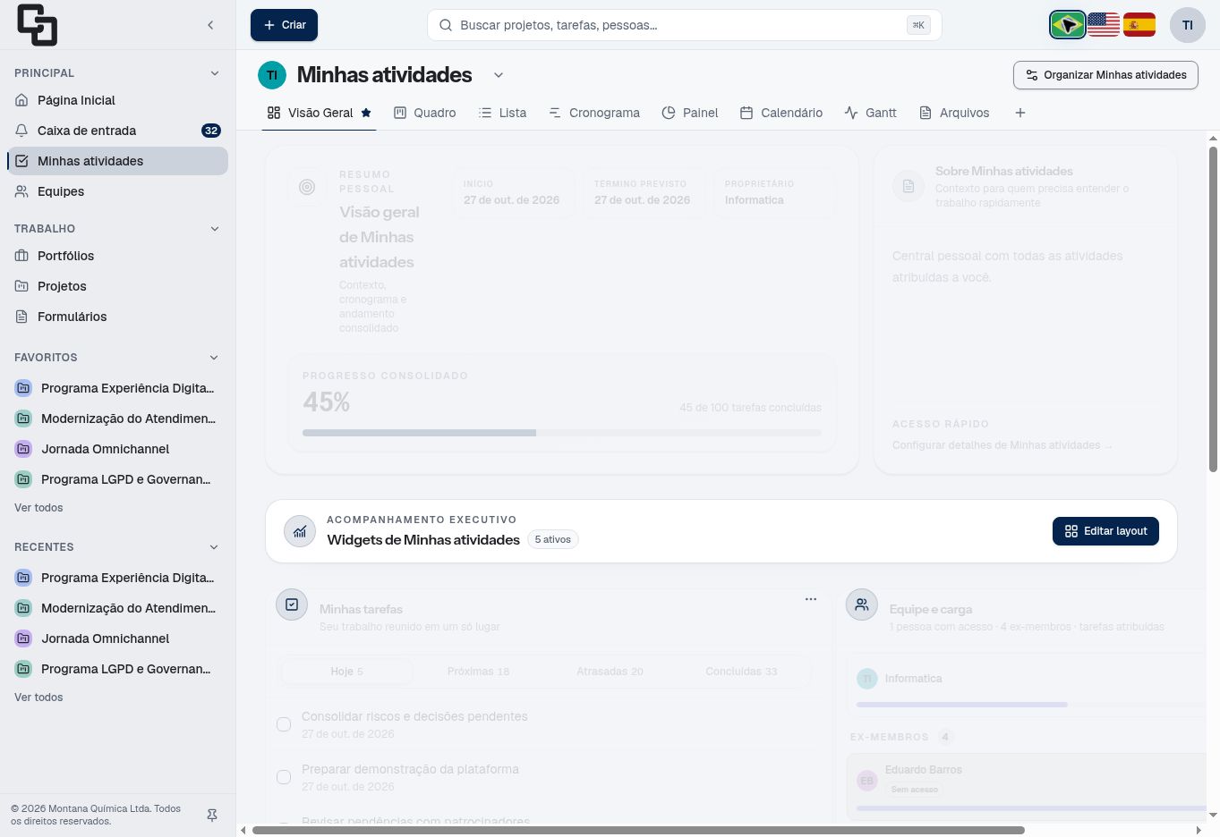 Captura do Tark: Tark aberto pelo Microsoft Teams.